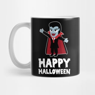 Vampire Scary and Spooky Happy Halloween Funny Graphic Mug